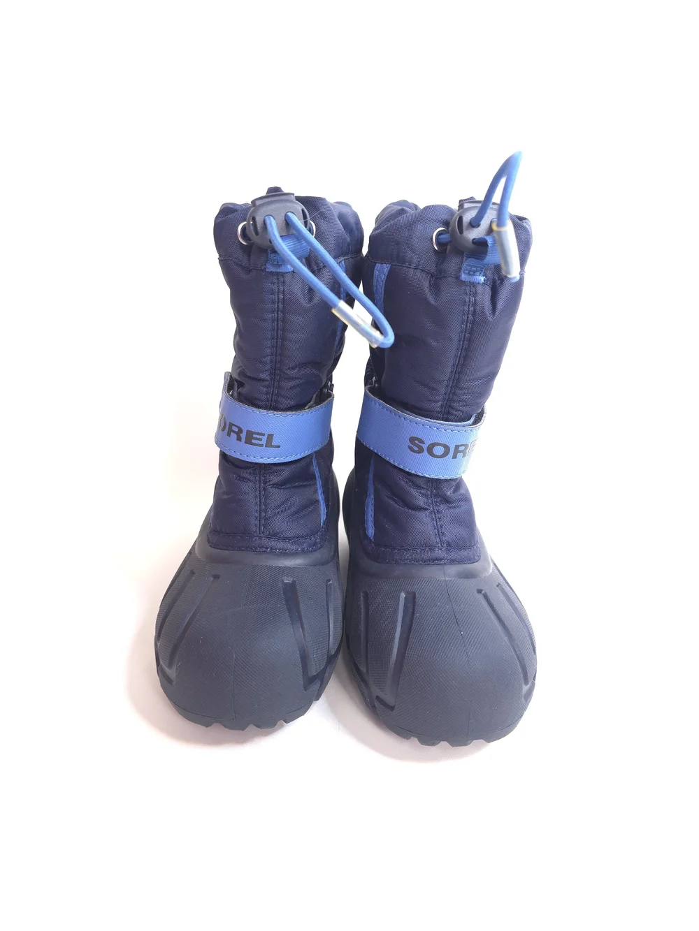 Sorel Flurry Waterproof Winter Snow Boots Shoes Kids Blue Insulated Warm 12